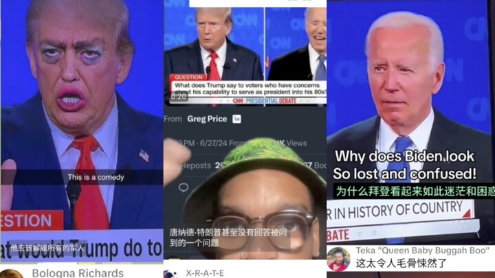 【TikTok】Ngay sau khi cuộc tranh luận giữa Trump và Biden kết thúc, netizen Mỹ đã bắt đầu chế ảnh, là
