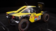 Car SMG 2WD Buggy in Dakar Desert Rally. Hanwei motorsport