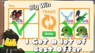 What People Trade For Mega Neon Bat Dragon | +Giveaway | Roblox AdoptMe!