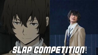 [ANIME VS STAGE PLAY] Bungō Stray Dogs- Dazai slapping Atsushi | #MMY