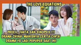 LAGI HITS & POPULER!! PROFIL,FAKTA,SINOPSIS DRAMA CHINA THE LOVE EQUATIONS