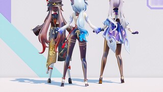 [Anime] [Genshin MMD] "Catallena" Cover Dance by Liyue Girls