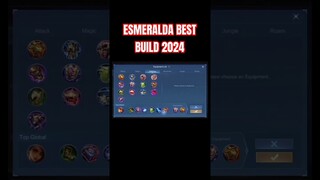 Esmeralda Best Build 2024 (Part 2) #shorts #mlbb