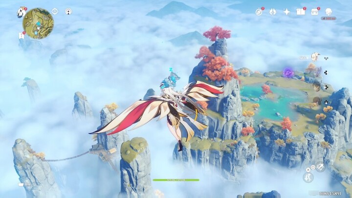 Genshin Impact PS5 exclusive dynamic physique cloud, the scenery is so beautiful