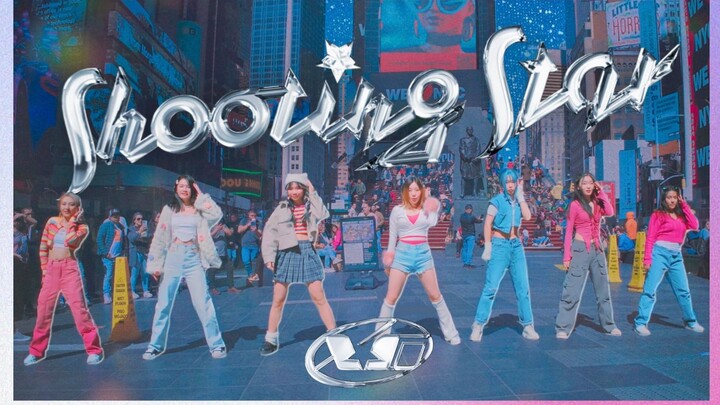 时代广场Y2K彩虹星星！XG - Shooting Star 舞蹈翻跳 ｜ 全网最迟流星小队