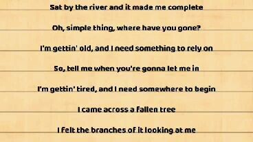 somewhere only we know