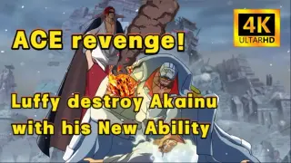 ã€�OP Anime 4Kã€‘ACE Revengeï¼�Luffy destroy Akainu with his New Ability |One Piece fan Animeï¼ˆPart2ï¼‰