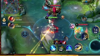 Zhang Daxian in Honor of Kings, with 17 kills, turned the tables on the entire team, truly demonstra