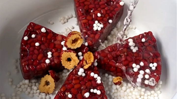 Minuman hangat yang menghangatkan hati untuk musim gugur dan musim dingin‼ ️Sagu kacang merah hangat