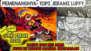 RESMI SUDAH KAIDO DAN BIG MOM KALAH JATUH KE LUBANG MAGMA !!? - REVIEW KOMIK ONE PIECE 1050
