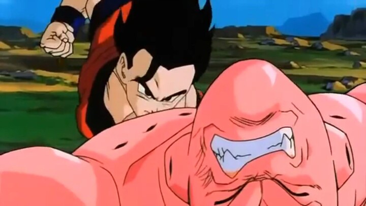 buu's overwhelmed! gohan's magical power!!!