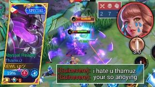 REASON WHY GUINEVERE USERS HATE MY THAMUZ | TOP GLOBAL THAMUZ BEST BUILD 2022