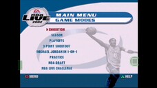 NBA Live 2002 (USA) - PS1 (Creating Players) no sound, ePSXe