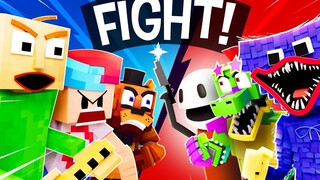 Monty membuka klub pertarungan!! Animasi Minecraft FNAF