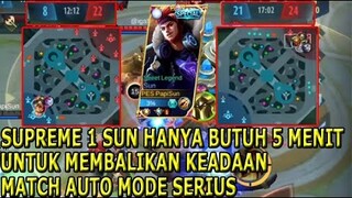 PEMBUKTIAN SUPREME 1 SUN HANYA BUTUH SEKEJAP UNTUK EPIC COMEBACK