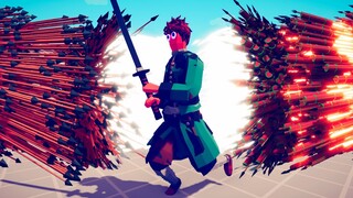 TANJIRO KAMADO DEMON SLAYER vs EVERY GOD - Totally Accurate Battle Simulator TABS