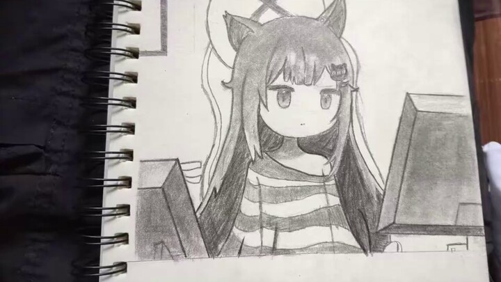 Some cats drawn by group members themselves~