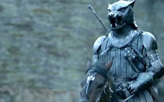 [Game of Thrones] Dog Brother, a man with a cruel mouth and a soft heart, a true warrior!