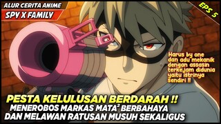 KETIKA LOID MENEROBOS MARKAS MUSUH DAN MELAWAN RATUSAN MATA2 SEORANG DIRI‼️ - Alur Cerita Anime