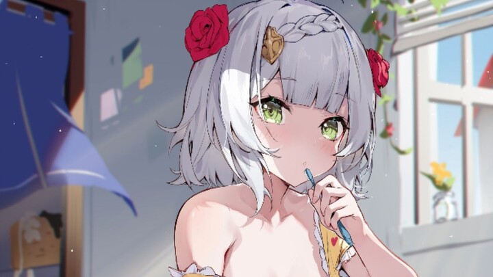 [Ảnh Genshin Impact/Noelle] Lữ khách, sao vào mà không gõ cửa - Xiao Wang phát âm không rõ ràng!