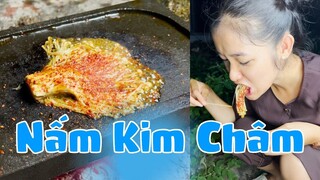 Ẩm Thực Hài Hước: Nấm Kim Châm Nướng Siêu Cay (Grilled Stone Food)