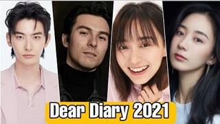 Dear Diary Chinese Drama Cast Real Name & Ages || Rhydian Vaughan, Bu Guan Jin BY JK Creation