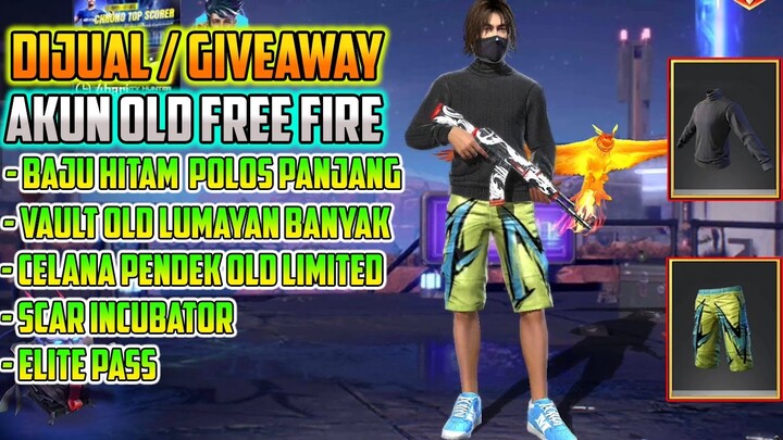 DIJUAL AKUN OLD DARI SEASON 2 ATAU BUAT GIVEAWAY DI 3K SUBS | FREE FIRE