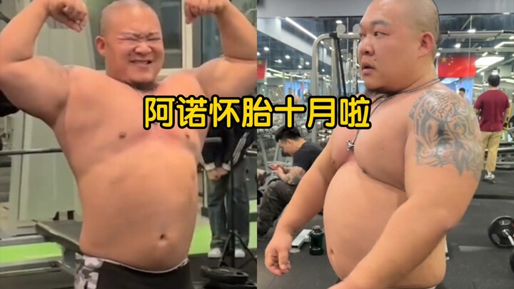 Arnold’s physique is just too bizarre—his love handles are practically spilling out, his muscles hav