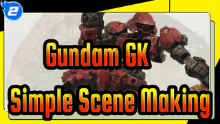 [Gundam GK] Simple Scene Making / Rainy Hill (end)_2