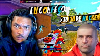 ME CHAMOU DE HACKER DEPOIS DAS JOGADAS DUVIDOSAS KKKK PUBG MOBILE