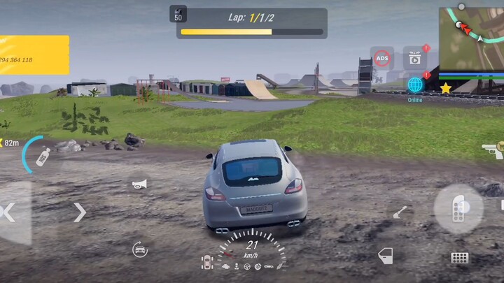 made out 2 railway track race
