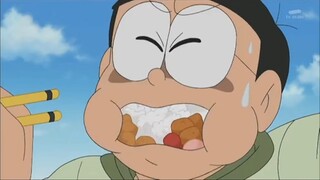 Lomba makan nobita dan giant