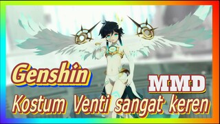 [Genshin, MMD] Kostum Venti sangat keren!