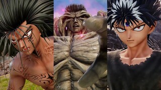 Jump Force - All YuYu Hakusho Characters Ultimate Attacks & Transformations (60FPS)