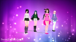 MMD ~ Jess {Aphmau}, Kat {Funneh}, Jen {Gamingw/Jen}, Lizzy {LDShadowlady} ~ Hello Kitty!
