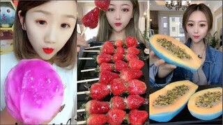 Ice Eating Ice Thánh Ăn Đá Trào lưu Ăn Nước Đá màu sắc ASMR氷の咀嚼音#173