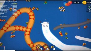 Wormszone.io, #271 BIGGEST SNAKE _ Noob, Pro or hacker 5