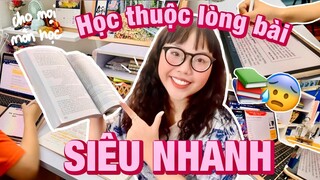 6 mẹo học thuộc lòng bài cực nhanh cho kì thi | Cách đạt điểm trung bình 9.7