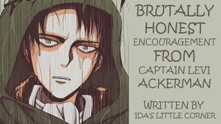 Brutally Honest Encouragement From Captain Levi Ackerman! | ATTACK ON TITAN ASMR ROLEPLAY