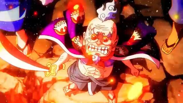 Luffy vs kaido  (sun god)