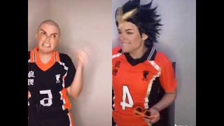 Haikyuu cosplay tik tok