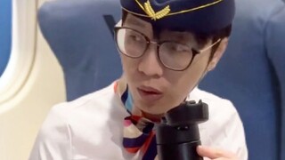 Being a flight attendant with a taxi driver's attitude