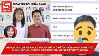 Thủ khoa 30 điểm là học trò của trường Chuyên Hà Tĩnh; Thanh niên khoe kiếm 900 triệu/năm nhờ TikTok