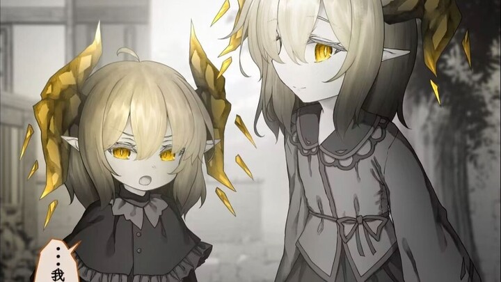 “Hey, human, don’t you dare lay a finger on my daughter, okay!?”