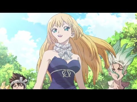 Dr Stone | Ruri healing | Cola scene | Ishigami Village