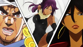 Black Characters in Anime