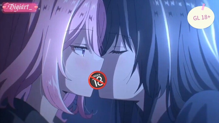 [GL] Yuri Kiss‼️🔞 Niatnya Mau Pipi Kenapa Jadi Bibir?🥵