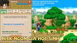 Ngọc Rồng Online - Nick Ngon Giá Học Sinh