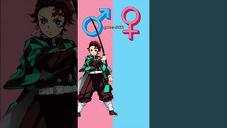 Demon slayer character gender swap #shorts #short #shortvideo #anime #edit #animeedit #demonslayer