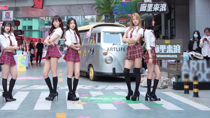 [Chengdu's First KPOP Carnival] stickysticky-HELLO VENUS (Kpop in public Chengdu Langli BZ Roadshow)